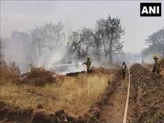 
      
      Fire erupts near Sanpada car shed in Navi Mumbai
      
      