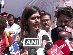 
      
       Pankaja Munde on his cousin Dhananjay's resignation
      
      