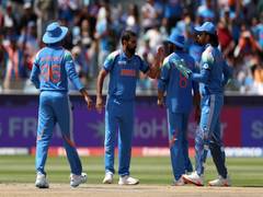 
      
      Team India wearing black armbands in honour of Padmakar Shivalkar
      
      