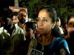 
      
       Supriya Sule holds silent protest over Beed Sarpanch murder case
      
      
