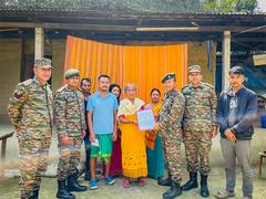 
      
      Indian Army ensures restoration of family pension for Biwari Boro
      
      