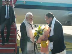 
      
      PM Modi arrives in Uttarakhand, will offer prayers at winter seat
      
      