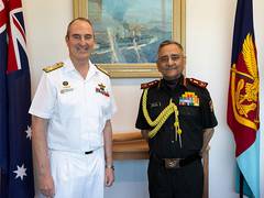 
      
      Australia's Chief of Defence Force hosts CDS General Chauhan
      
      