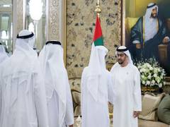 
      
      Hamdan bin Zayed receives Ramadan well-wishers
      
      