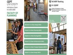 
      
      Faculty of Planning at CEPT University Invites Applications
      
      