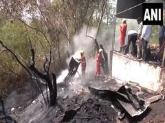
      
      Andhra Pradesh: Fire breaks out near ropeway at VMRDA-Kailasagiri
      
      