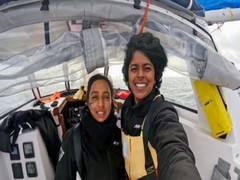 
      
      INSV Tarini sailors extends wish on International Women's Day
      
      