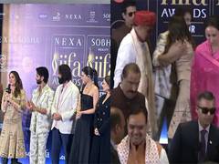 
      
      Shahid Kapoor, Kareena’s friendly hug at IIFA wins internet
      
      