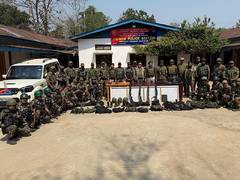 
      
      Manipur Police recover weapons, ammunition in multiple Districts
      
      