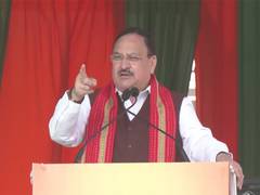 
      
      BJP JP Nadda address public meet at Tripura 
      
      