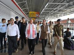 
      
      V Somanna concludes Assam visit, reviews railway projects
      
      