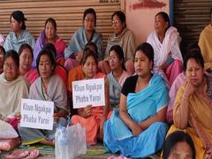 
      
      Manipur: Meiti women protest, urge Amit Shah to end turmoil
      
      