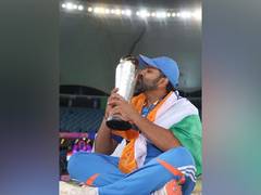 
      
      Rohit, Jadeja enjoy celebratory mood with family after CT win
      
      
