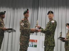 
      
      India-Japan Joint Military Exercise 'Dharma Guardian' concludes
      
      