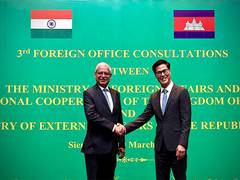 
      
      India, Cambodia hold 3rd FOC
      
      