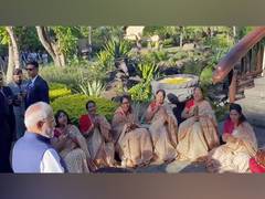 
      
      Indians in Mauritius welcome PM Modi with traditional Bihari Geet
      
      