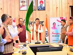 
      
      Uttarakhand CM Dhami inaugurates helicopter services
      
      