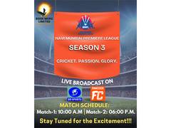 
      
      Navi Mumbai Premier League (NMPL) Season 3
      
      