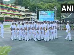 
      
      Indian Navy contingent takes part in National Day parade 
      
      