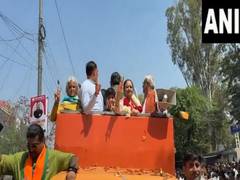
      
      Gurugram mayor-elect Raj Rani Malhotra celebrates victory
      
      