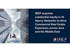 
      
      IREP acquires substantial equity in iA SPERRY Networks 
      
      