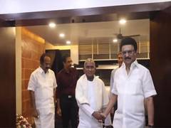 
     Tamil Nadu: Ilaiyaraaja meets CM Stalin
    