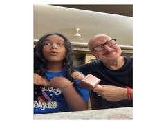 
      
      Anupam Kher shares fun video with Satish Kaushik’s daughter
      
      