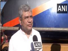 
      
      Union Railways Minister Ashwini Vaishnaw inspects hyperloop pod
      
      
