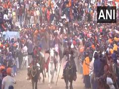 
      
      Nihang Sikhs display martial skills, stunts at Sikh festival
      
      