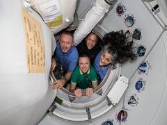 
      
      NASA announces Williams and Wilmore's return date to Earth
      
      