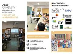 
      
      CEPT University Invites Applications to PG Programs 2025
      
      