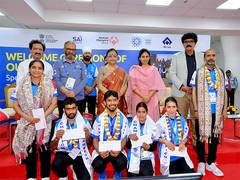 
      
      India celebrate triumph of athletes from SO World Winter Games
      
      