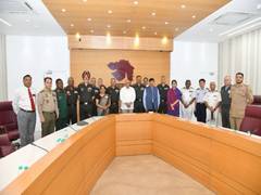 
      
      National Defence College officials pay courtesy visit to CM Patel
      
      