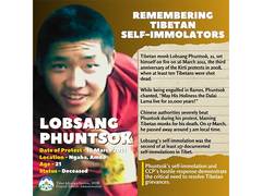 
      
      Lobsang Phuntsok remembered on anniversary of self-immolation
      
      