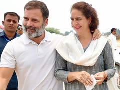 
      
      LoP Rahul Gandhi and Priyanka Gandhi congratulate Telangana
      
      