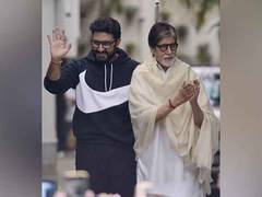 
      
      Big B showers love on Abhishek Bachchan
      
      