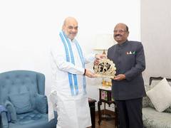 
      
      West Bengal Governor meets Amit Shah
      
      