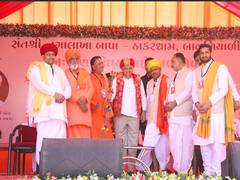 
      
      Gujarat CM attends Punah Pran Pratistha 
      
      