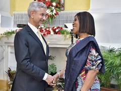 
      
      EAM holds talks with Commonwealth Secy General-Elect
      
      