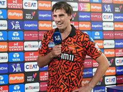 
      
      SRH skipper Cummins hails 