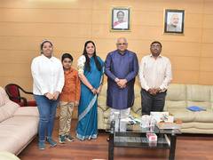 
      
      Gujarat CM Bhupendra Patel meets Jagdishbhai Jethva
      
      