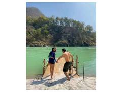 
      
      Varun Dhawan, Pooja Hegde announce Rishikesh wrap of their film
      
      