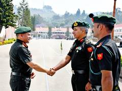 
      
      COAS reviews training facilities of Madras Regimental Centre
      
      