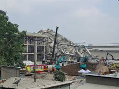 
      
      Under construction building collapses in Bangkok after earthquake
      
      