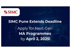 
      
      SIMC Pune extends deadline for its MA Programmes to April 2, 2025
      
      