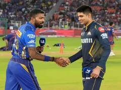 
      
      IPL 2025: MI skipper Hardik wins toss, opts to bowl first vs GT
      
      
