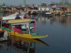 
      
      Tourists enjoy shikara ride and beauty of Dal Lake Srinagar
      
      
