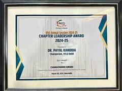 
      
      FICCI YFLO Delhi's 21st Chairperson, Dr. Payal Kanodia
      
      