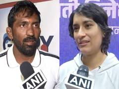 
      
      Yogeshwar Dutt takes jibe at Vinesh Phogat
      
      