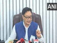 
      
      Rijiju slams opposition parties on Waqf Amendment Bill
      
      